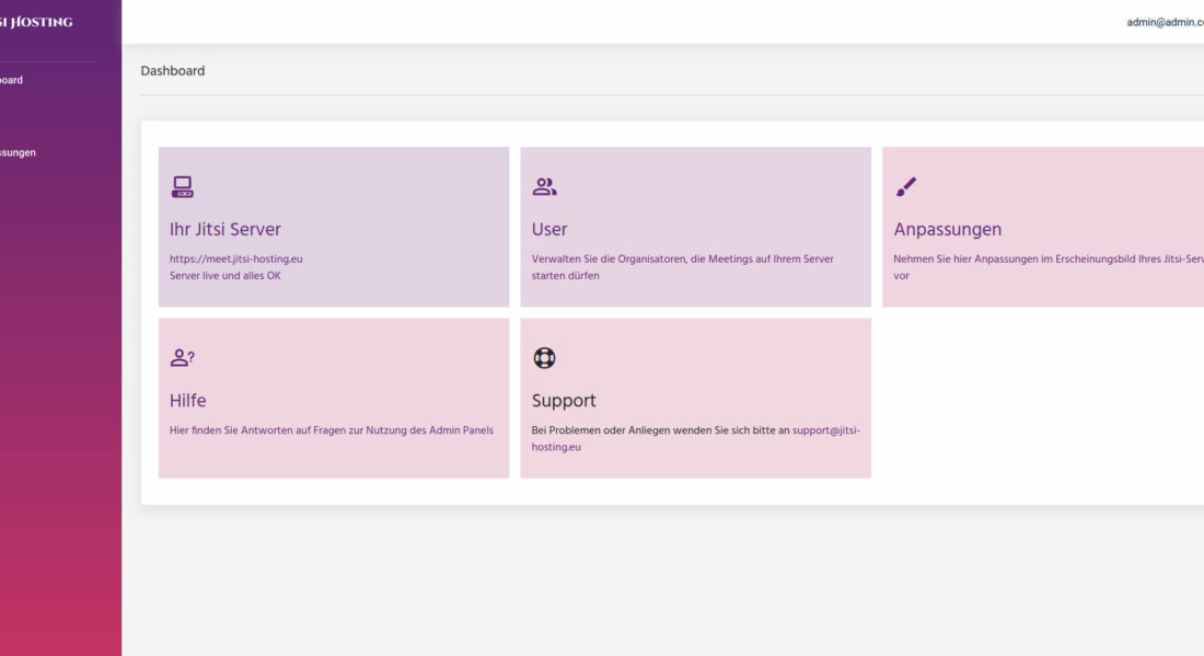 Den eigenen Jitsi Server bequem anpassen